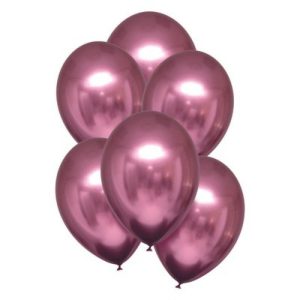 10 Palloncini SATINATI LUXE  CHIC ROSA CM 28