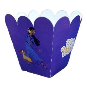 10 Scatole per Popcorn Caramelle Wish Personalizzabile