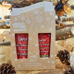 Astuccio Regalo Melagrana Gel Doccia & Crema Corpo Bio Tiama