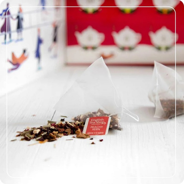 Calendario dell’Avvento Rosso con Tè e Tisane Bio English Tea Shop - immagine 4