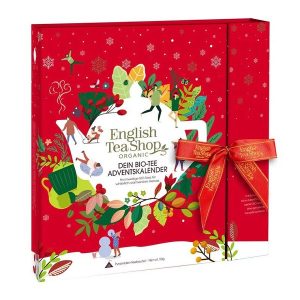 Calendario dell’Avvento Rosso con Tè e Tisane Bio English Tea Shop
