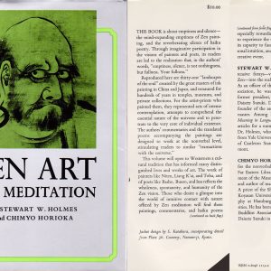 Holmes, Horioka – Zen Art for Meditation – 1st Ed. 1973