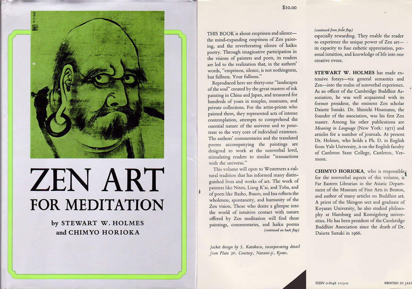 Holmes, Horioka – Zen Art for Meditation – 1st Ed. 1973