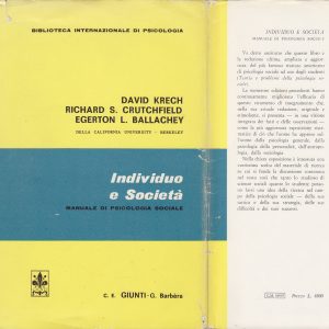 Krech, Crutchfield, Ballachey – Individuo e Società – Psicologia