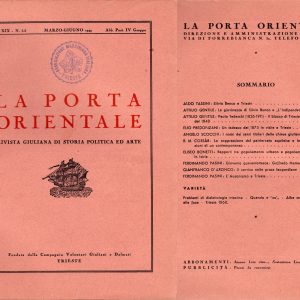 rivista La Porta Orientale n. 3-6/1949 Trieste