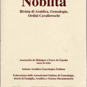 NOBILTÀ n.88 – Rivista di Araldica, Genealogia, Ordini Cavallereschi – 2009