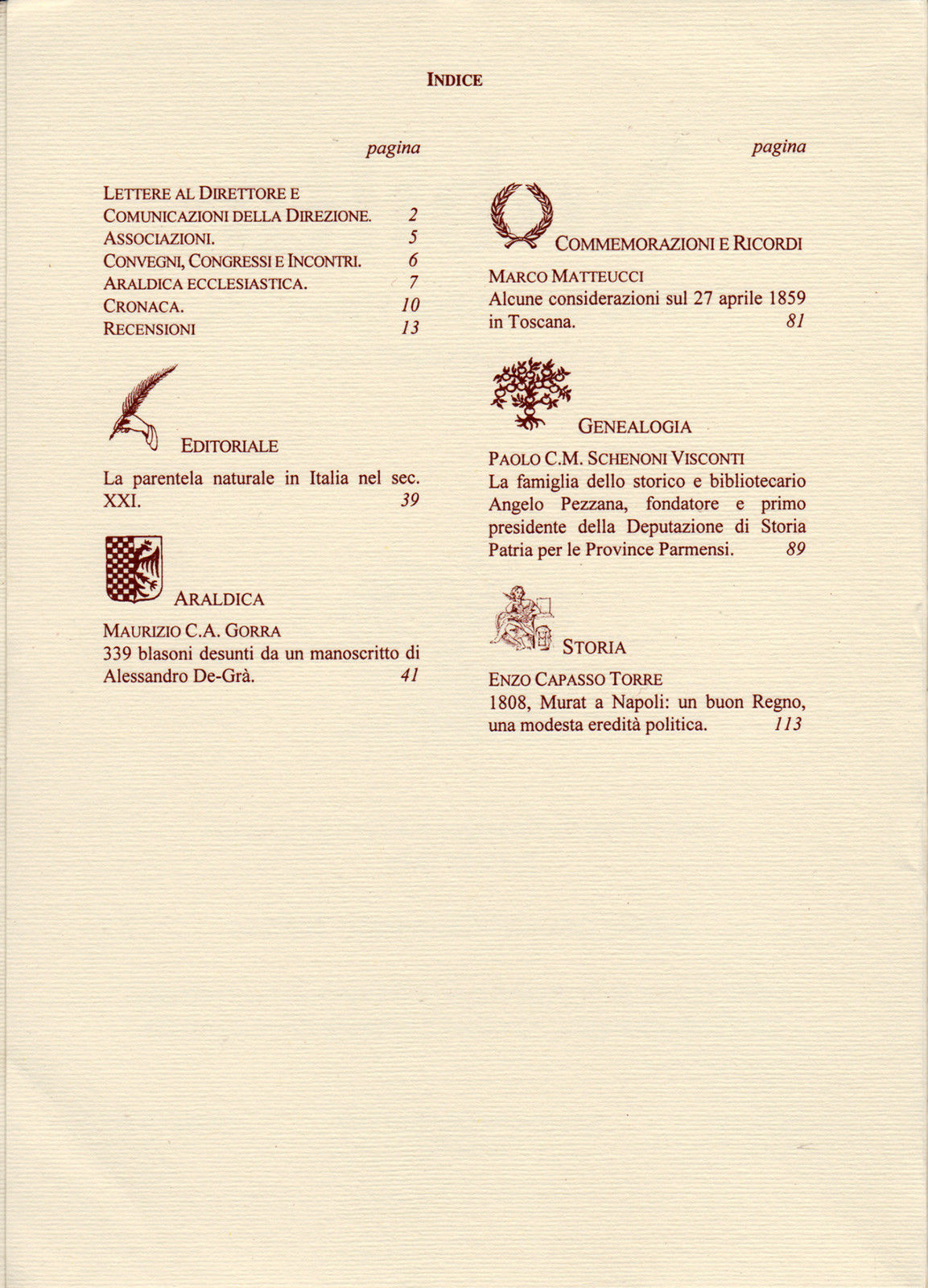 NOBILTÀ n.88 – Rivista di Araldica, Genealogia, Ordini Cavallereschi – 2009 - immagine 3