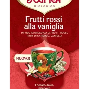 Infuso Ayurvedico Bio Frutti Rossi alla Vaniglia Yogi Tea